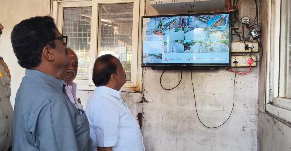 சிவகங்கையில் சிசிடிவி கேமரா கட்டுப்பாட்டு அறை திறப்பு 